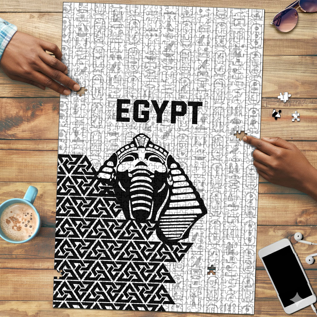 World Football 2026 Egypt Puzzle Pharaohs Hieroglyphs Pride White Version