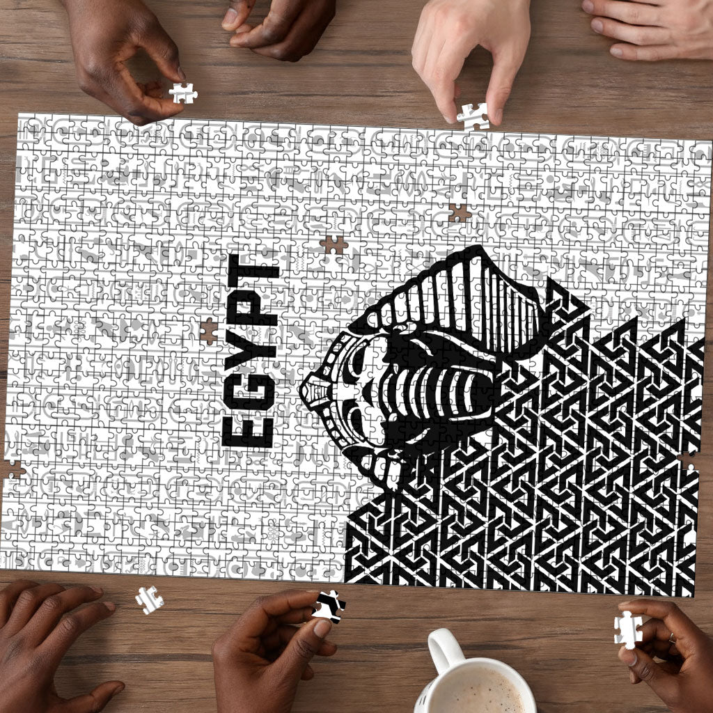 World Football 2026 Egypt Puzzle Pharaohs Hieroglyphs Pride White Version