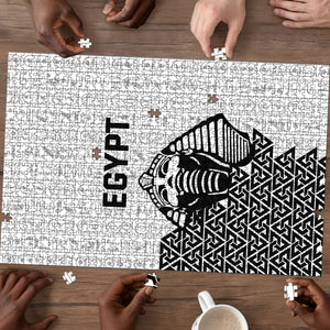 World Football 2026 Egypt Puzzle Pharaohs Hieroglyphs Pride White Version