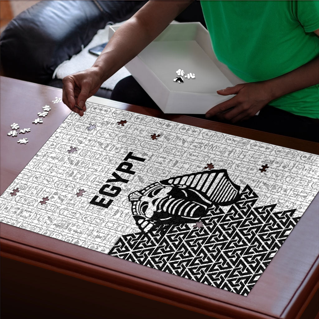 World Football 2026 Egypt Puzzle Pharaohs Hieroglyphs Pride White Version