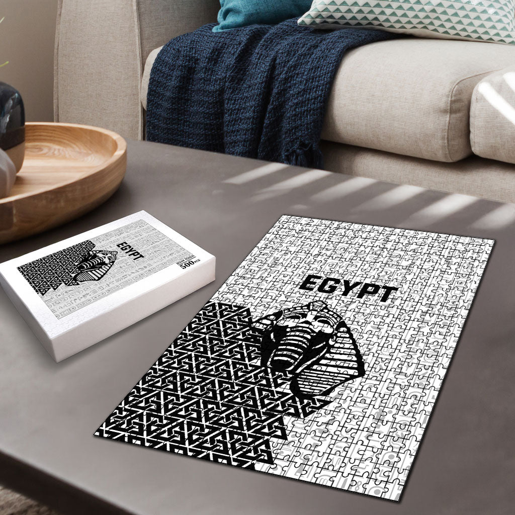 World Football 2026 Egypt Puzzle Pharaohs Hieroglyphs Pride White Version