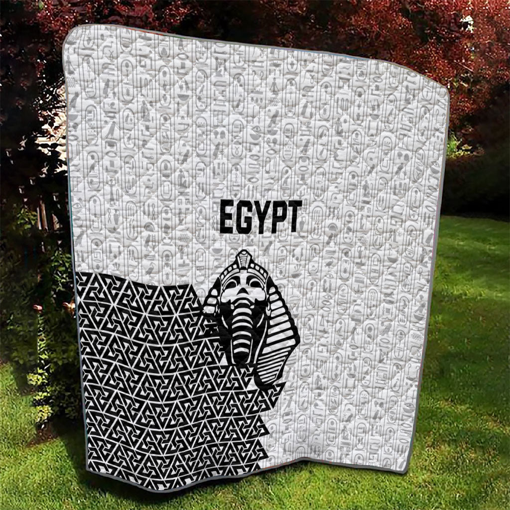 World Football 2026 Egypt Quilt Pharaohs Hieroglyphs Pride White Version