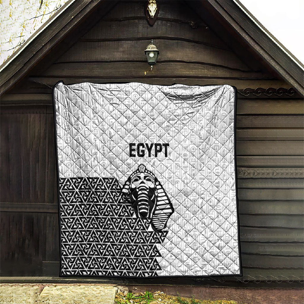 World Football 2026 Egypt Quilt Pharaohs Hieroglyphs Pride White Version