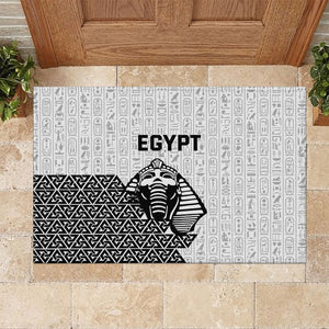 World Football 2026 Egypt Rubber Doormat Pharaohs Hieroglyphs Pride White Version
