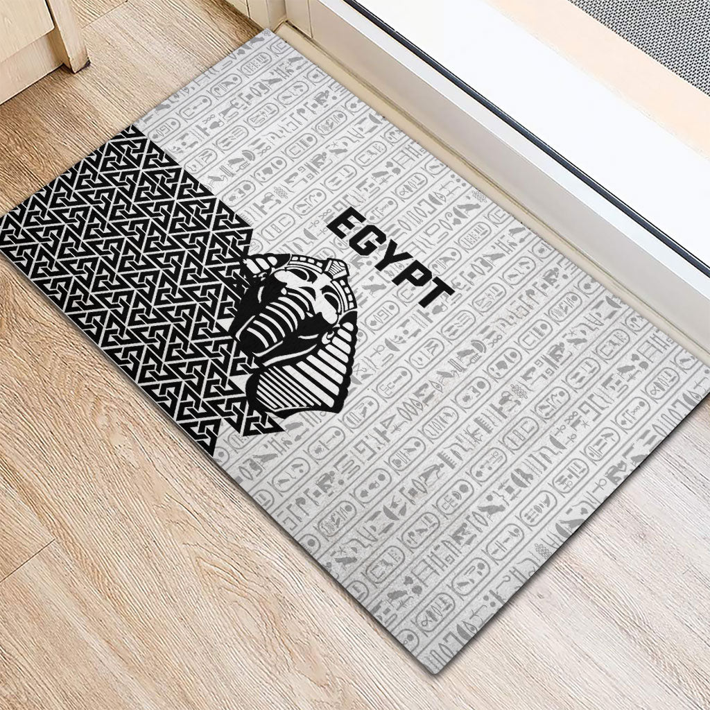 World Football 2026 Egypt Rubber Doormat Pharaohs Hieroglyphs Pride White Version