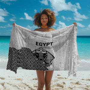 World Football 2026 Egypt Sarong Pharaohs Hieroglyphs Pride White Version