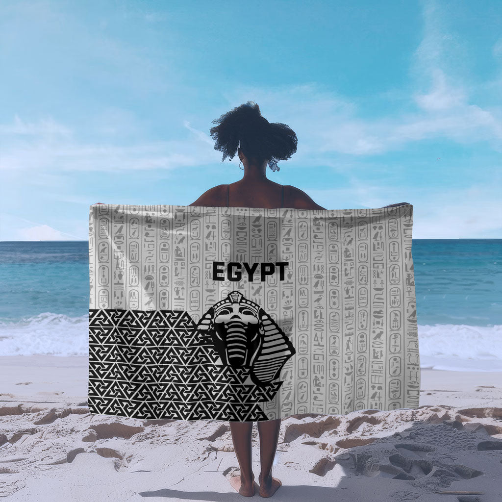 World Football 2026 Egypt Sarong Pharaohs Hieroglyphs Pride White Version