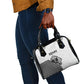 World Football 2026 Egypt Shoulder Handbag Pharaohs Hieroglyphs Pride White Version