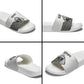 World Football 2026 Egypt Slide Sandals Pharaohs Hieroglyphs Pride White Version