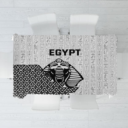 World Football 2026 Egypt Tablecloth Pharaohs Hieroglyphs Pride White Version