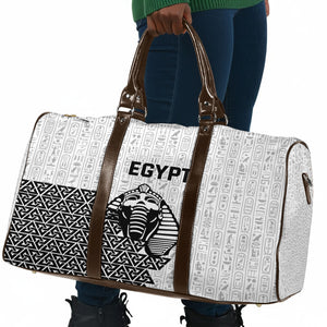 World Football 2026 Egypt Travel Bag Pharaohs Hieroglyphs Pride White Version