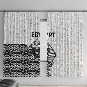 World Football 2026 Egypt Window Curtain Pharaohs Hieroglyphs Pride White Version