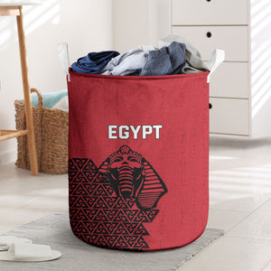 World Football 2026 Egypt Laundry Basket Pharaohs Hieroglyphs Pride Red Version