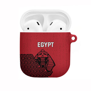 World Football 2026 Egypt AirPods Case Pharaohs Hieroglyphs Pride Red Version