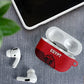 World Football 2026 Egypt AirPods Case Pharaohs Hieroglyphs Pride Red Version