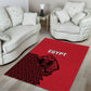 World Football 2026 Egypt Area Rug Pharaohs Hieroglyphs Pride Red Version