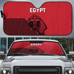World Football 2026 Egypt Auto Sun Shade Pharaohs Hieroglyphs Pride Red Version