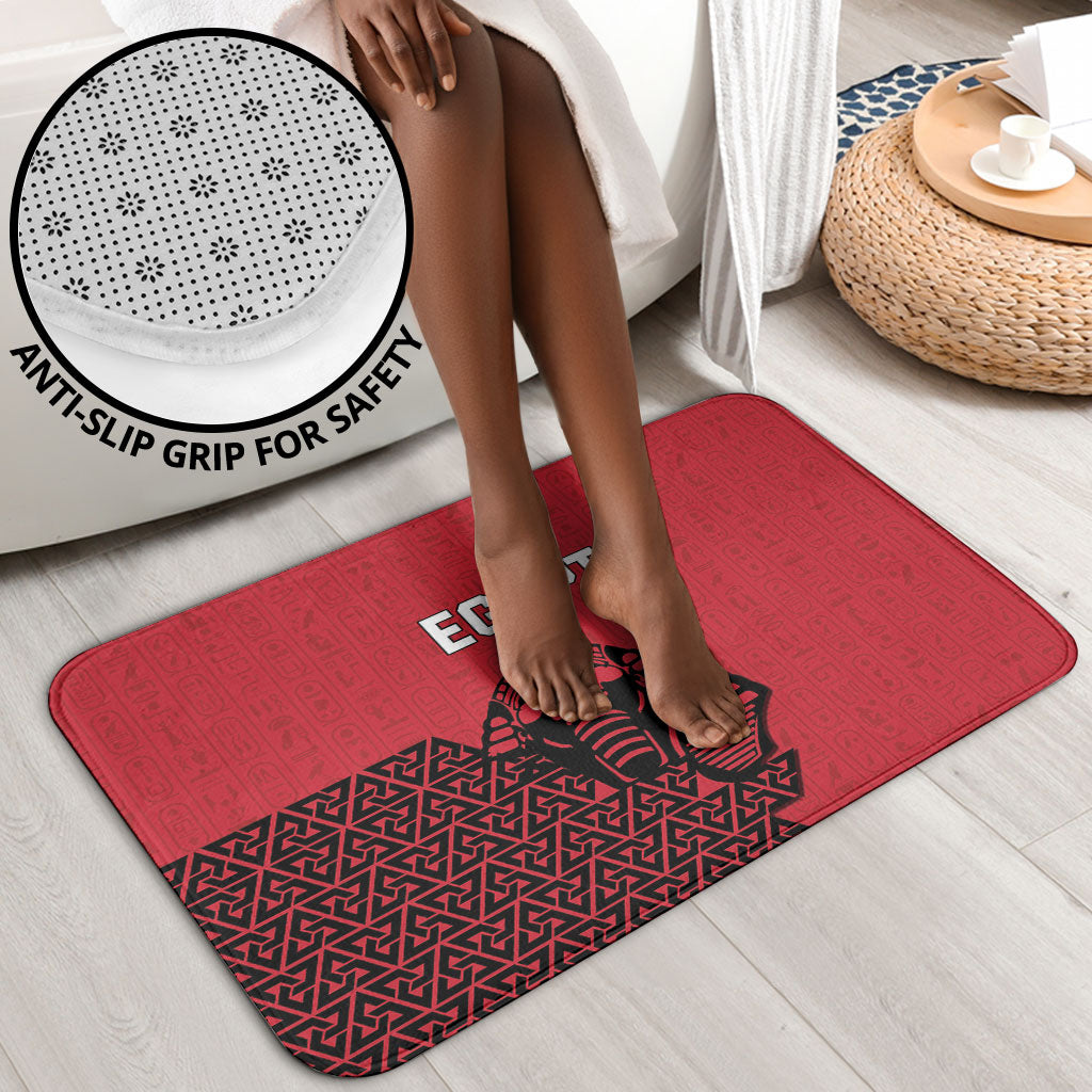 World Football 2026 Egypt Bathroom Set Pharaohs Hieroglyphs Pride Red Version