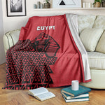 World Football 2026 Egypt Blanket Pharaohs Hieroglyphs Pride Red Version
