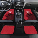 Custom World Football 2026 Egypt Car Mats Pharaohs Hieroglyphs Pride Red Version