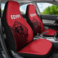 World Football 2026 Egypt Car Seat Cover Pharaohs Hieroglyphs Pride Red Version