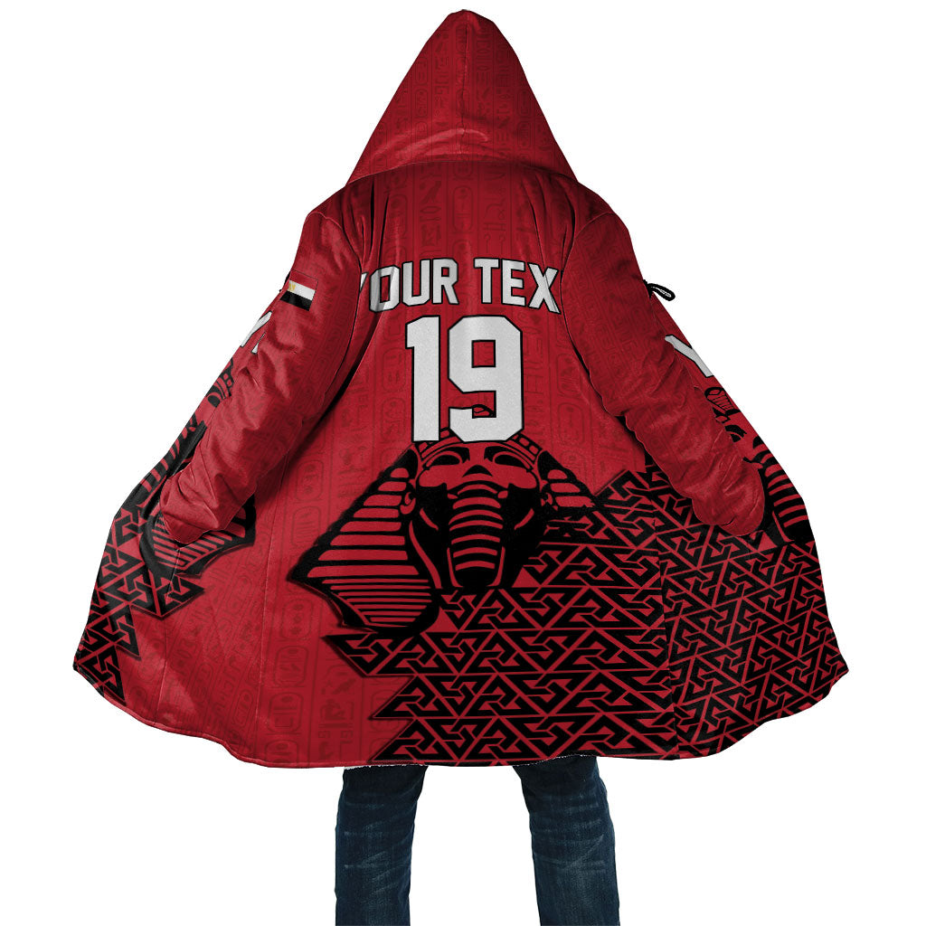 Custom World Football 2026 Egypt Cloak Pharaohs Hieroglyphs Pride Red Version