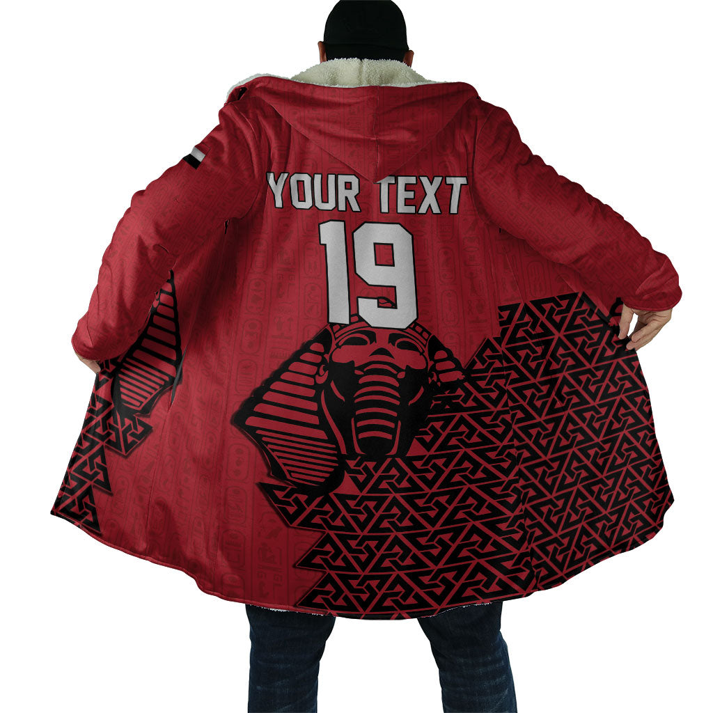 Custom World Football 2026 Egypt Cloak Pharaohs Hieroglyphs Pride Red Version