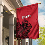 World Football 2026 Egypt Garden Flag Pharaohs Hieroglyphs Pride Red Version