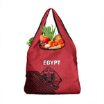 World Football 2026 Egypt Grocery Bag Pharaohs Hieroglyphs Pride Red Version