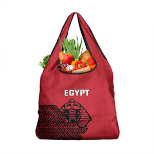 World Football 2026 Egypt Grocery Bag Pharaohs Hieroglyphs Pride Red Version