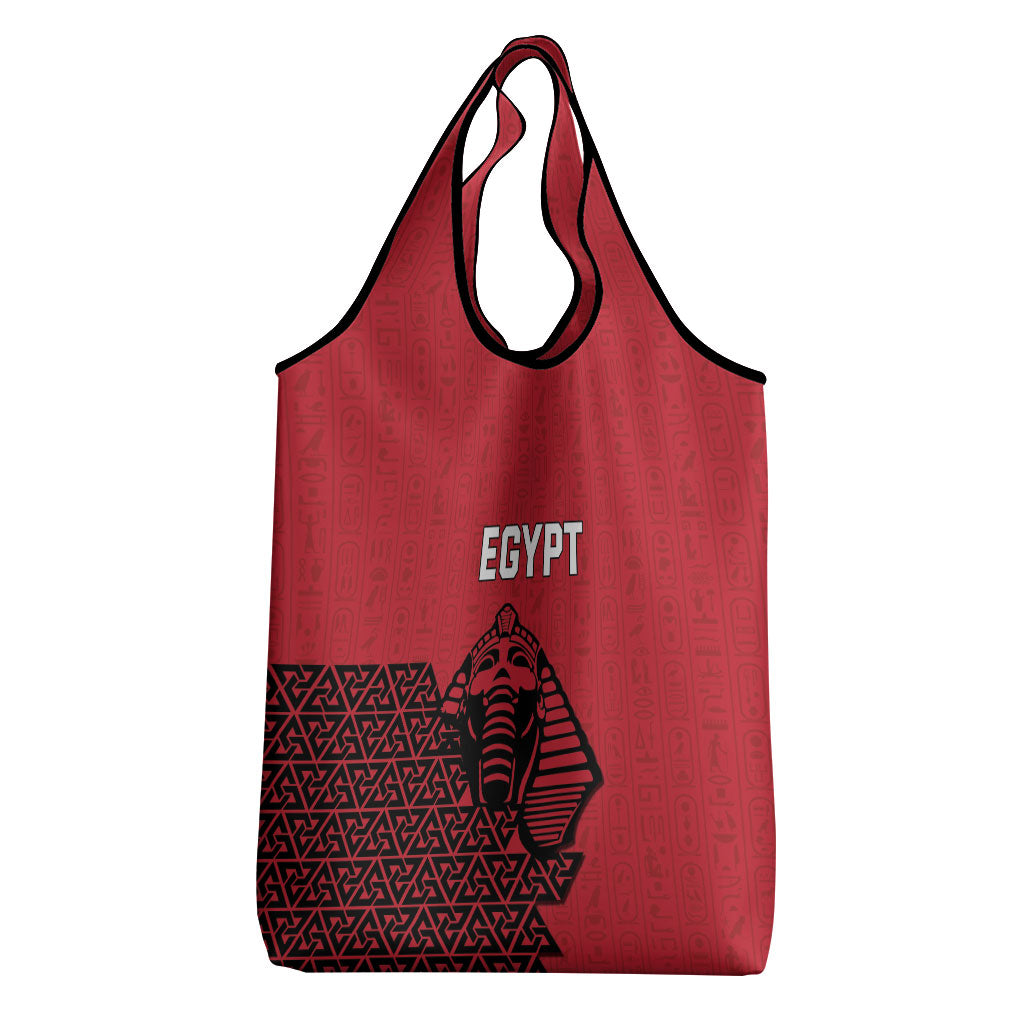 World Football 2026 Egypt Grocery Bag Pharaohs Hieroglyphs Pride Red Version
