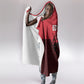 World Football 2026 Egypt Hooded Blanket Pharaohs Hieroglyphs Pride Red Version