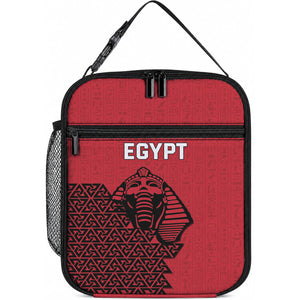 World Football 2026 Egypt Lunch Bag Pharaohs Hieroglyphs Pride Red Version