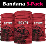 World Football 2026 Egypt Neck Gaiter Pharaohs Hieroglyphs Pride Red Version