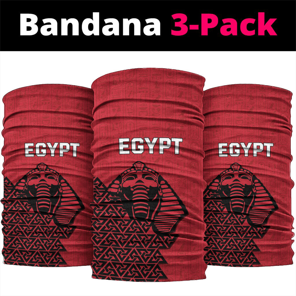 World Football 2026 Egypt Neck Gaiter Pharaohs Hieroglyphs Pride Red Version