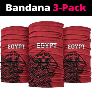 World Football 2026 Egypt Neck Gaiter Pharaohs Hieroglyphs Pride Red Version