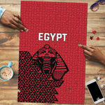 World Football 2026 Egypt Puzzle Pharaohs Hieroglyphs Pride Red Version