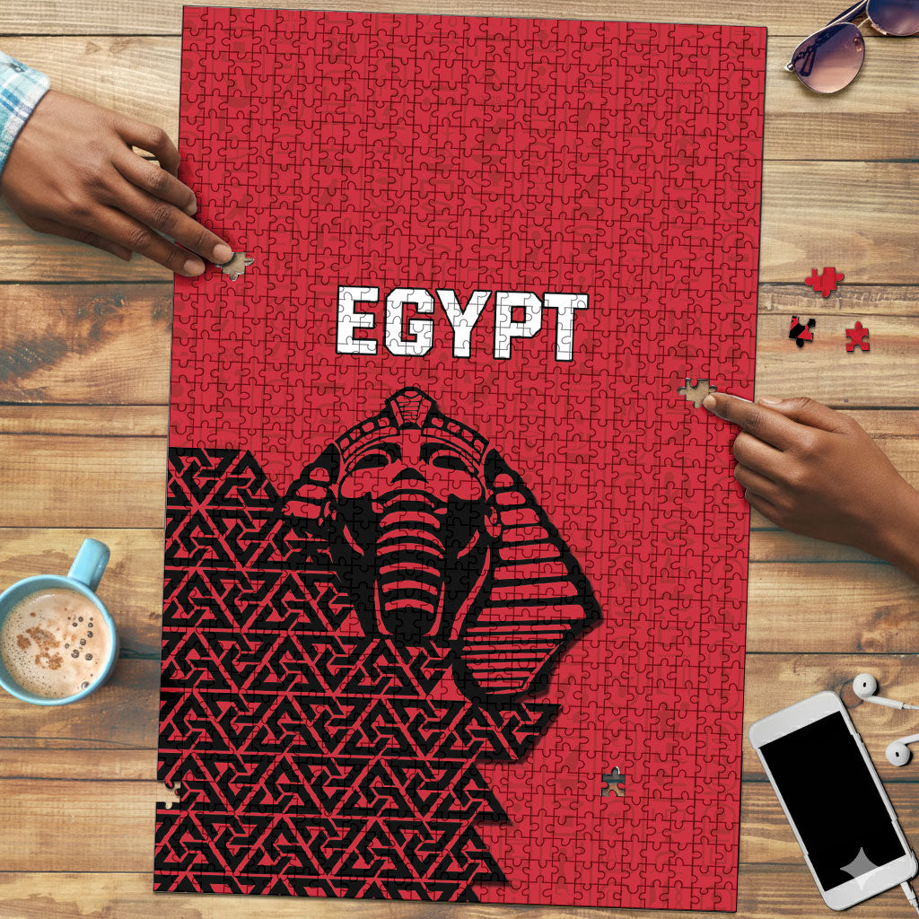 World Football 2026 Egypt Puzzle Pharaohs Hieroglyphs Pride Red Version