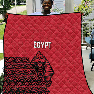 World Football 2026 Egypt Quilt Pharaohs Hieroglyphs Pride Red Version
