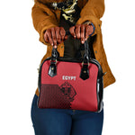World Football 2026 Egypt Shoulder Handbag Pharaohs Hieroglyphs Pride Red Version