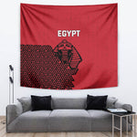World Football 2026 Egypt Tapestry Pharaohs Hieroglyphs Pride Red Version