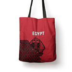 World Football 2026 Egypt Tote Bag Pharaohs Hieroglyphs Pride Red Version