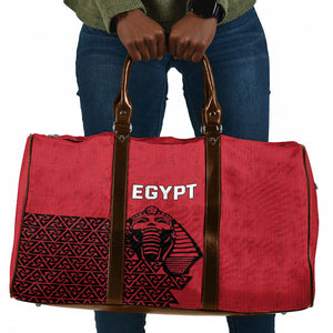 World Football 2026 Egypt Travel Bag Pharaohs Hieroglyphs Pride Red Version