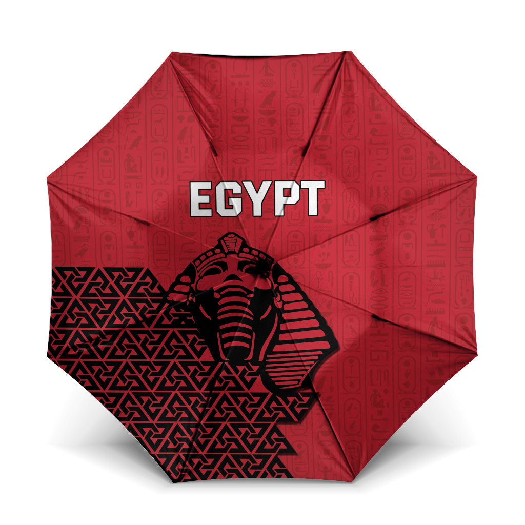 World Football 2026 Egypt Umbrella Pharaohs Hieroglyphs Pride Red Version