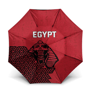 World Football 2026 Egypt Umbrella Pharaohs Hieroglyphs Pride Red Version