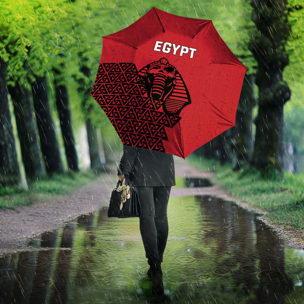 World Football 2026 Egypt Umbrella Pharaohs Hieroglyphs Pride Red Version