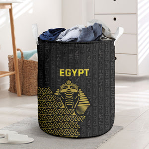 World Football 2026 Egypt Laundry Basket Pharaohs Hieroglyphs Pride Black Version