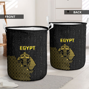 World Football 2026 Egypt Laundry Basket Pharaohs Hieroglyphs Pride Black Version