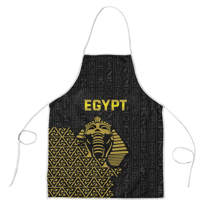 World Football 2026 Egypt Apron Pharaohs Hieroglyphs Pride Black Version