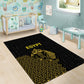 World Football 2026 Egypt Area Rug Pharaohs Hieroglyphs Pride Black Version